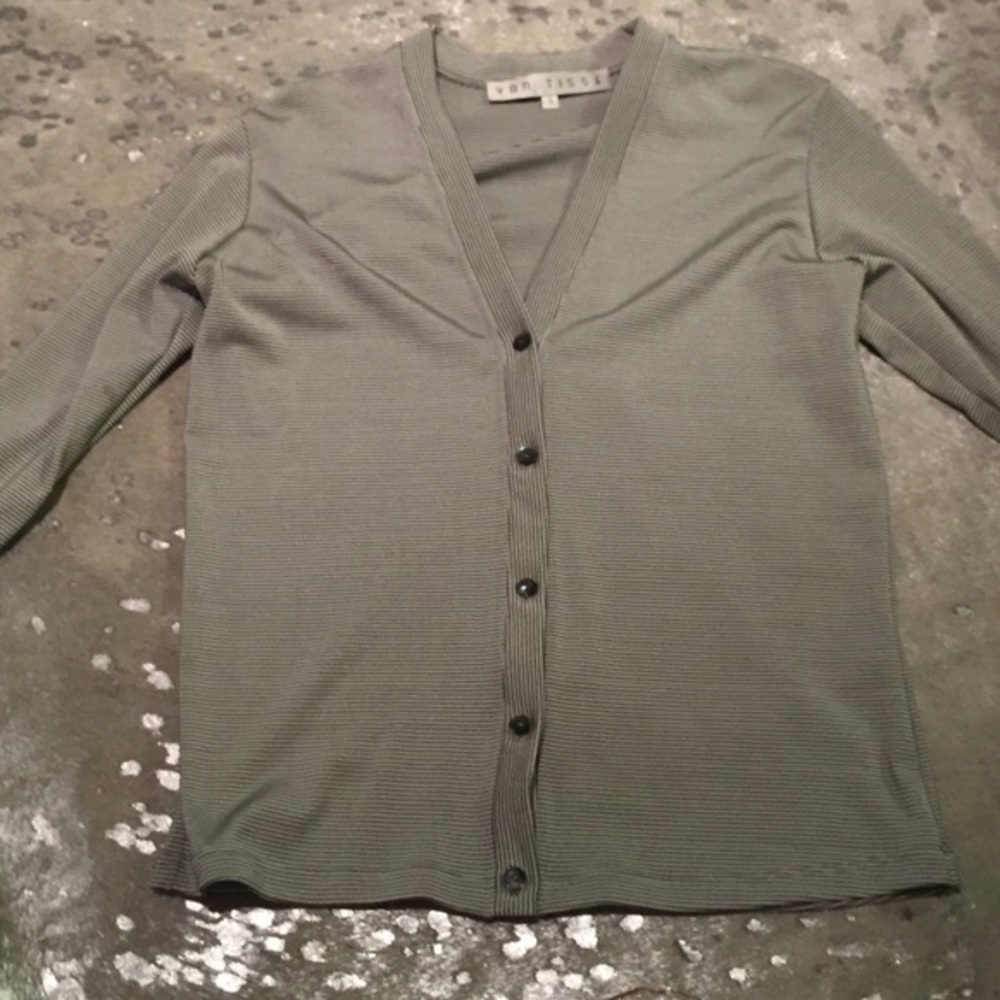 Van Tisse Striped Cardigan
